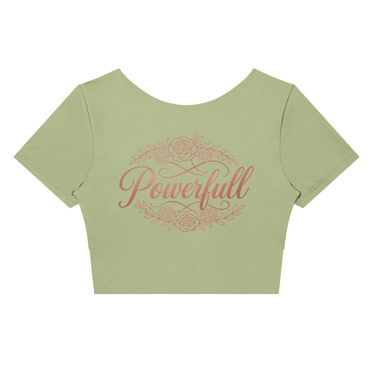 Women's Panelled Crop Yoga T-Shirt