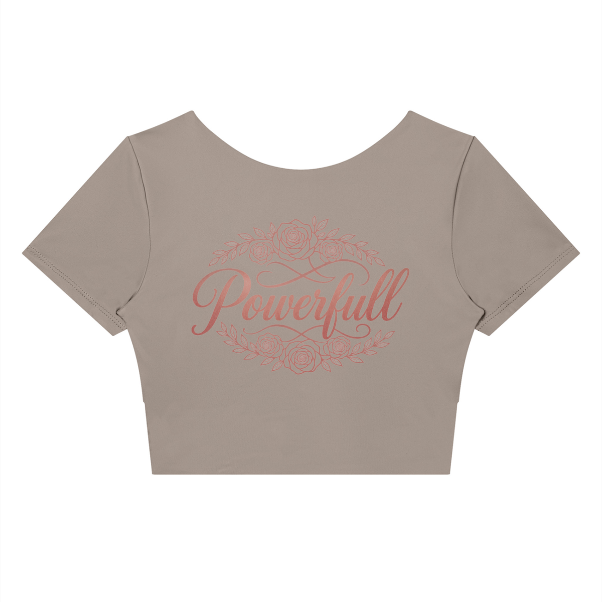 Women's Panelled Crop Yoga T-Shirt
